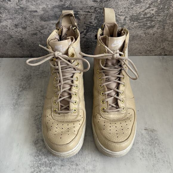 Men\'s Size 8 Nike SF Air Force 1 Mid Mushroom Brown Tan 917753-200 Nice!! main image 4